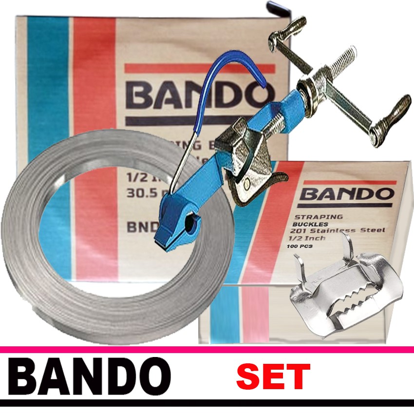 Bando Stainless Steel Strapping tool, Strapping Band, Strapping Buckles