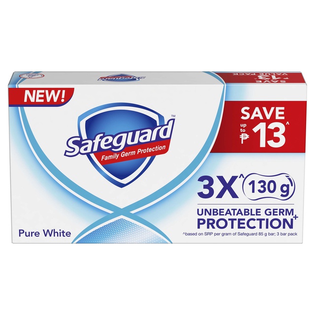 Safeguard Bar Soap White 130g x 3 Shopee Philippines