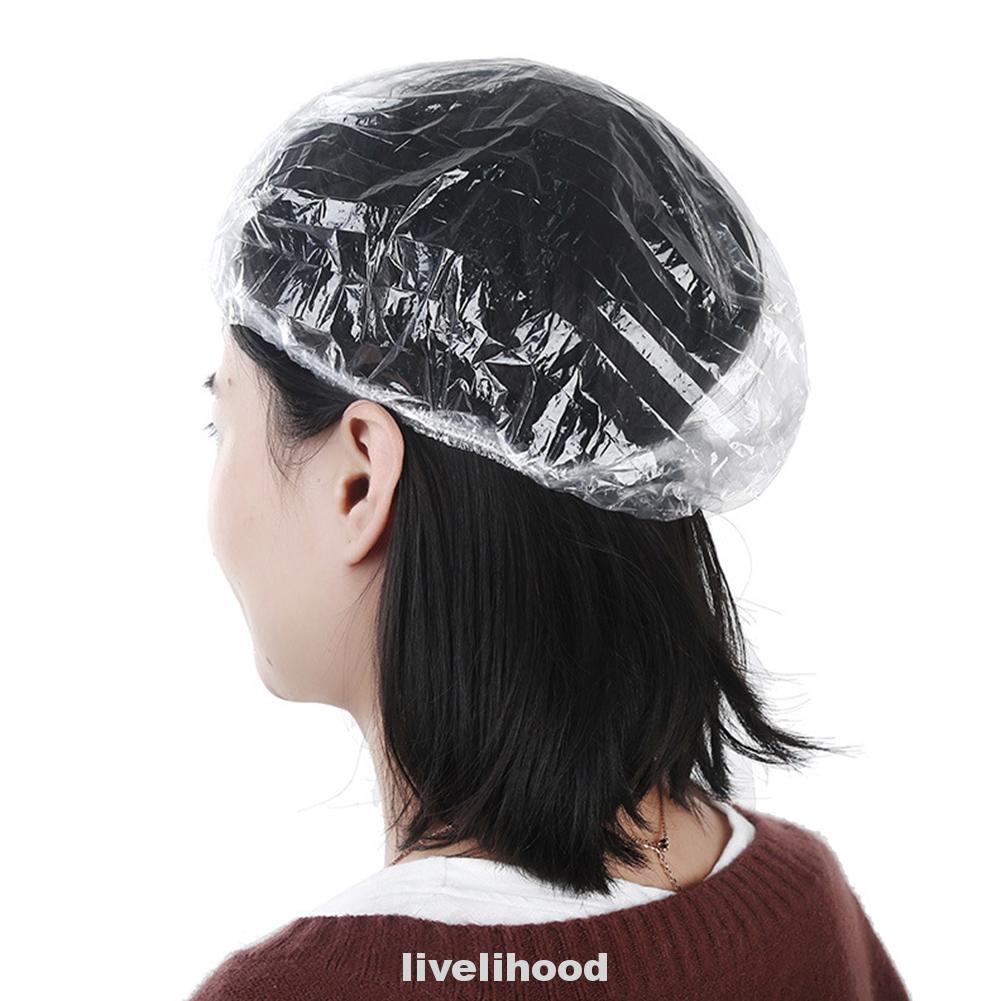 disposable plastic hair caps