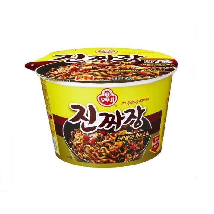 Ottogi Jin Jjajang Ramen Cup Noodle 115g (Roasted Black Bean Paste