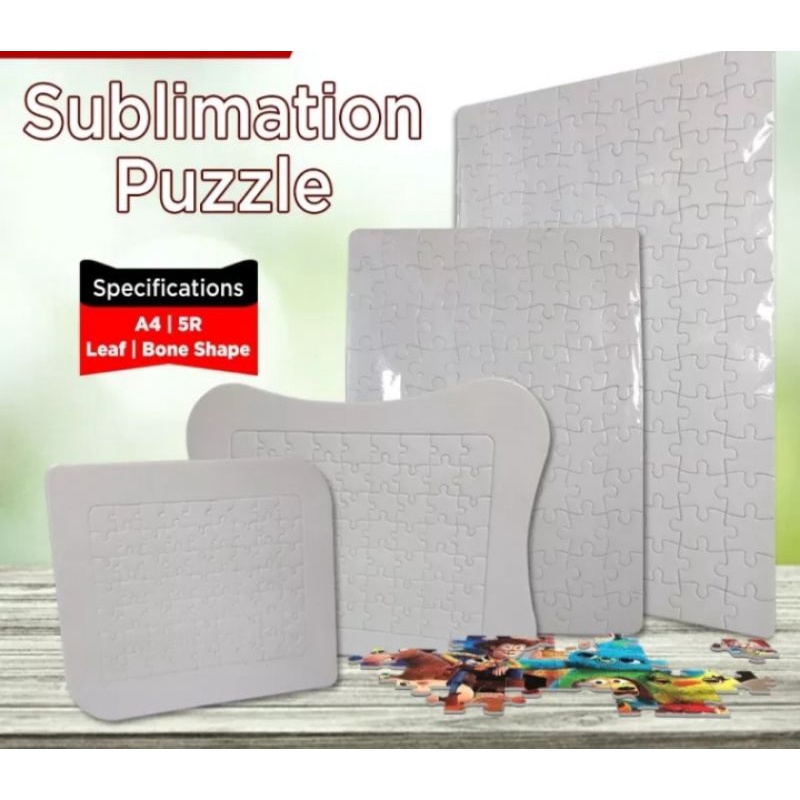 Quaff Sublimation Puzzle/ Jigsaw Puzzle A4 and 5R Shopee Philippines