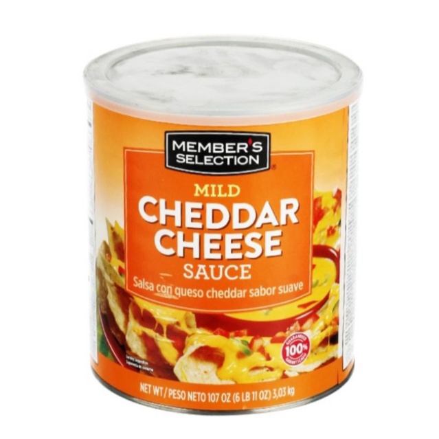 MEMBER'S SELECTION Mild Cheddar Cheese Sauce 107oz ( 3.03kg ) Shopee