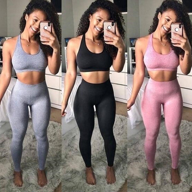 girls sports leggings and crop top