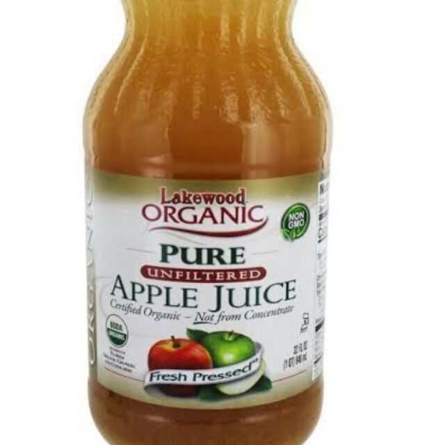 Lakewood Organic Pure Unfiltered Apple Juice 32oz Shopee Philippines