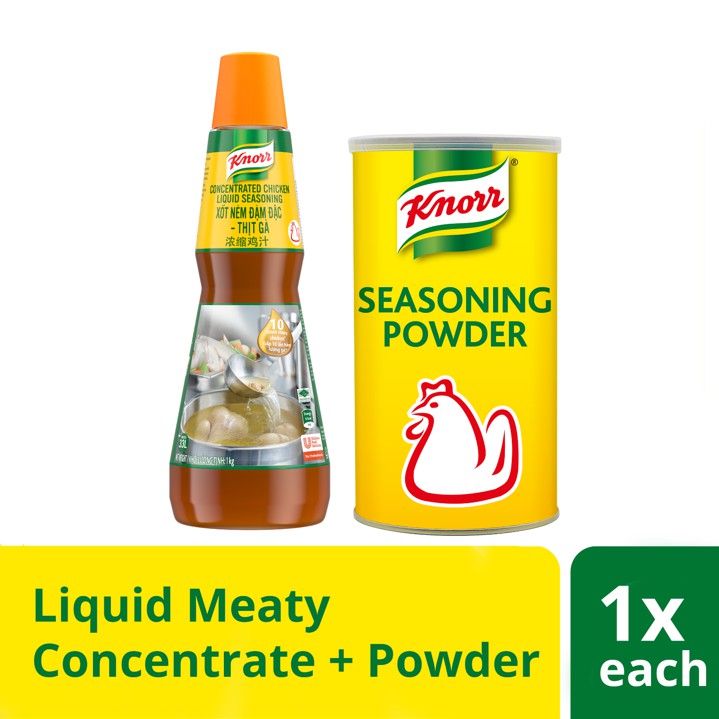 Knorr Concentrated Chicken Liquid Seasoning Chicken Powder Bundle