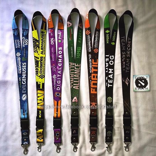 Premium Quality - ID Lace Lanyard Dota 2 Teams Dye Diffusion (Will ...