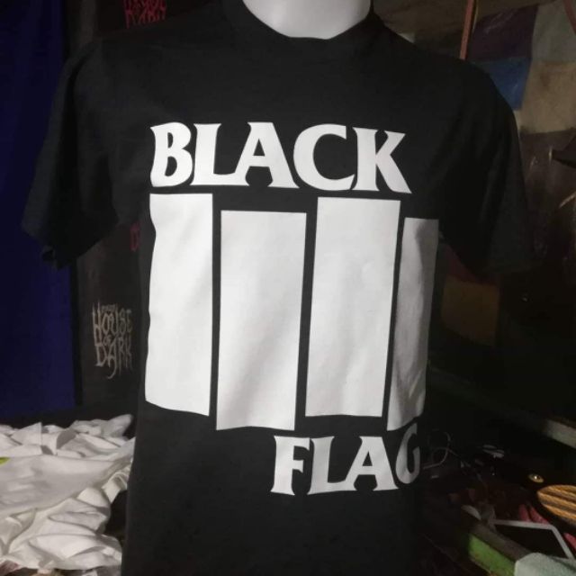 ROCK BAND SHIRT BLACK FLAG ( BAND LOGO ) | Shopee Philippines