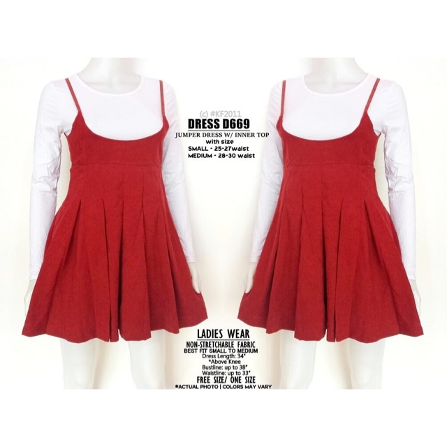 dress with inner top