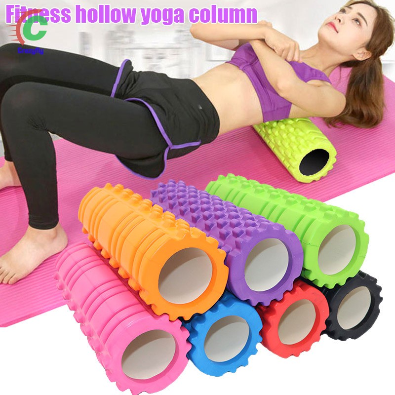 Fitness High Density Foam Roller Exercise Back Muscle Pilates Yoga ...