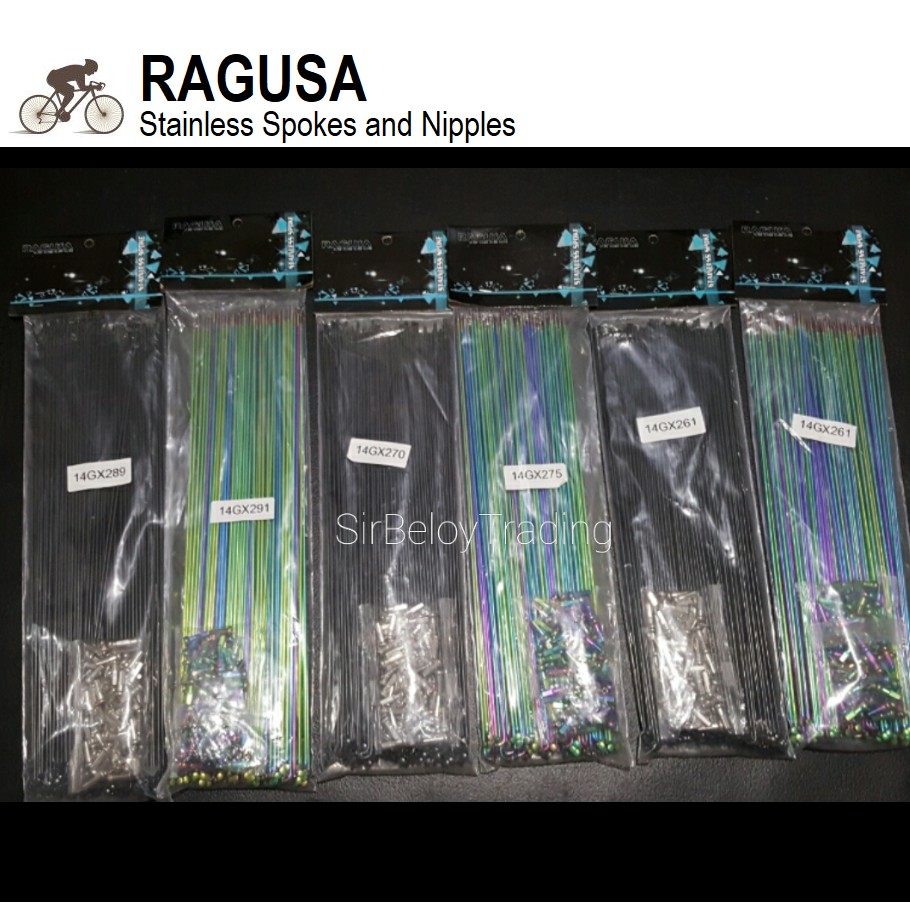 Ragusa Spokes and Nipples Stainless Steel 26 27.5 29 Bicycle Spokes and