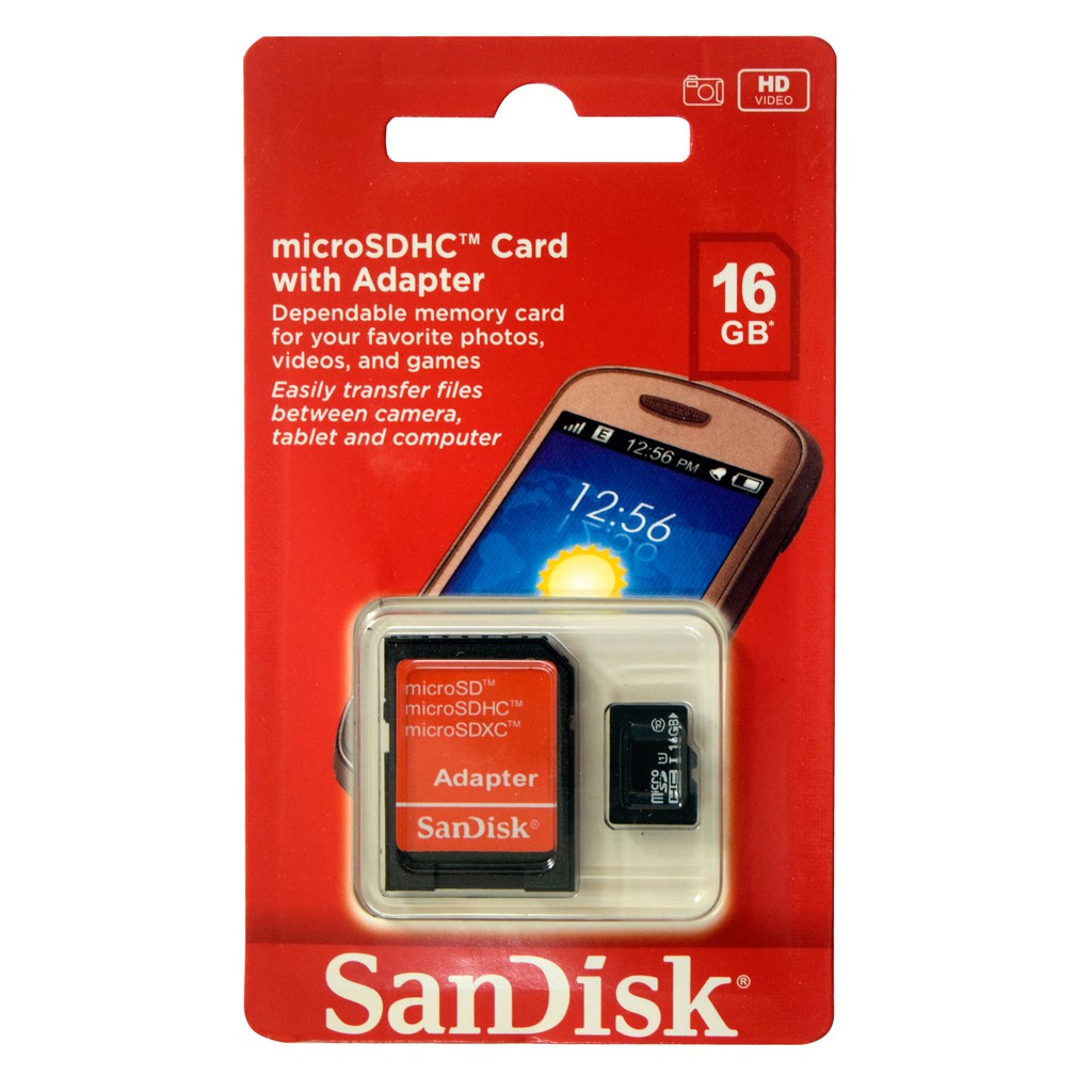 Sandisk Micro Sdhc Card 16gb 32gb With Sd Adapter Shopee Philippines