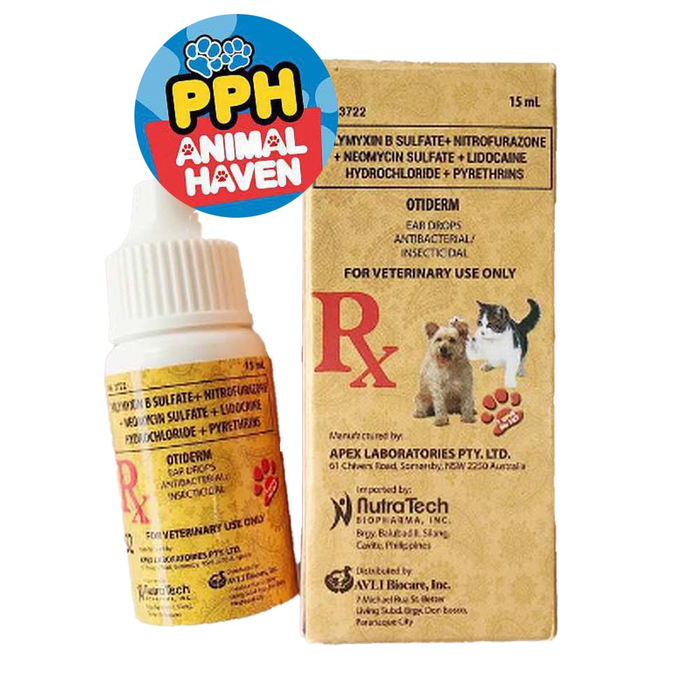 Otiderm Ear Drops For Dogs and Cats 15ml Shopee Philippines