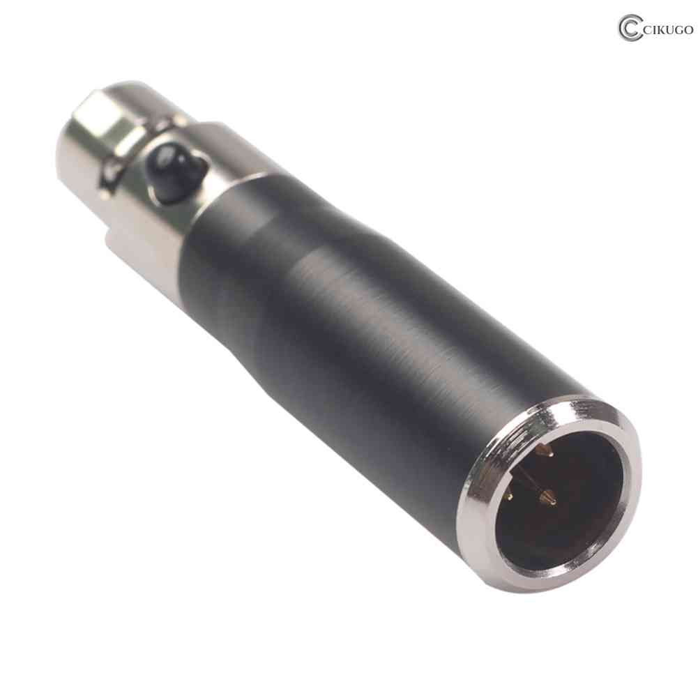 CIKUGO Mini XLR 3 Pin Male to Mini XLR 4 Pin Female Audio Metal ...