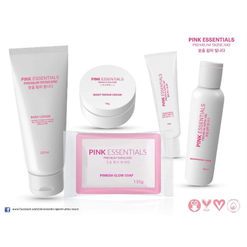 pink essentials premium skincare