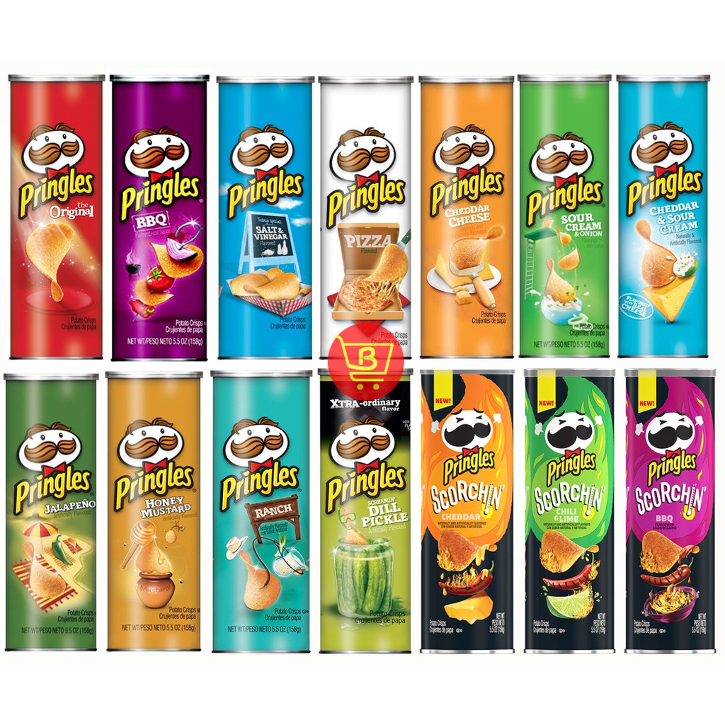 Pringles Potato Chips 5.5oz/158g | Shopee Philippines