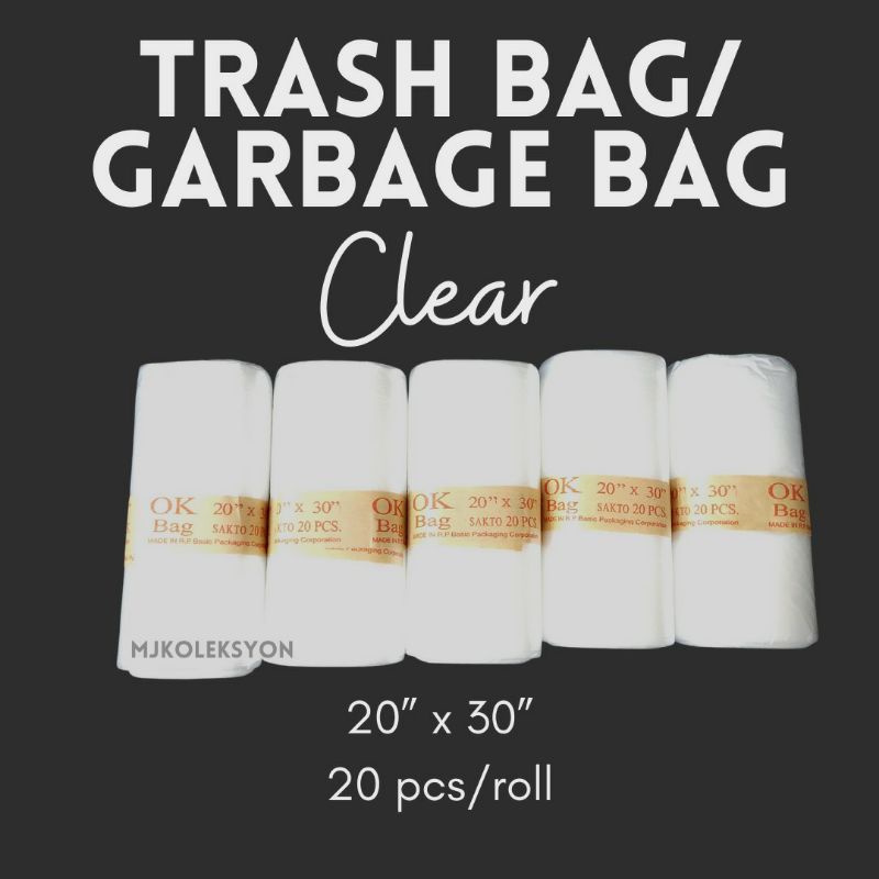 Laundry Plastic Bag 100pcs 20x30inches Multi Purpose Roll Bag Shopee