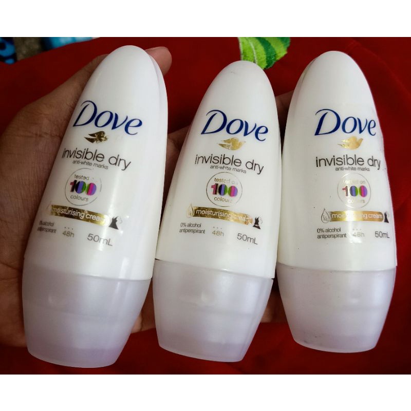 Dove Invisible Dry Deodorant Roll On 50ml | Shopee Philippines