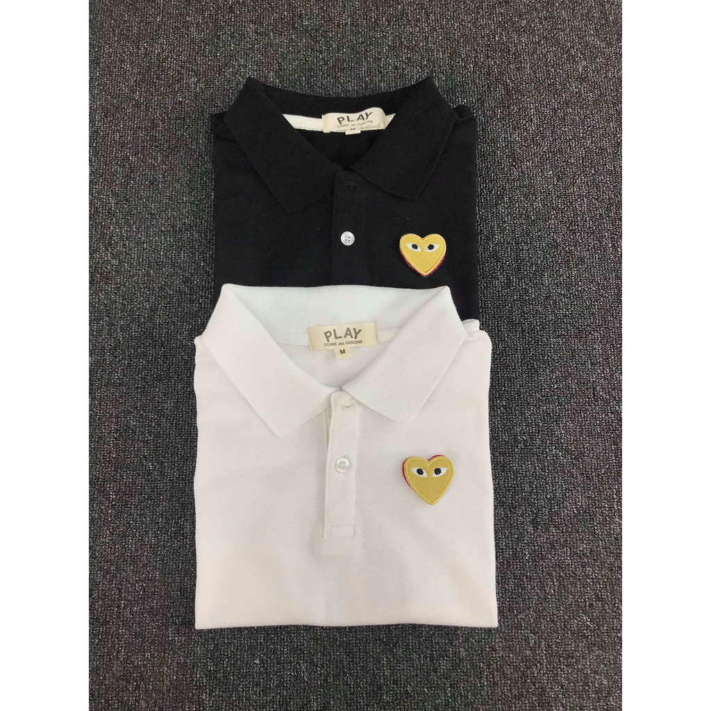 comme de garcon polo shirt