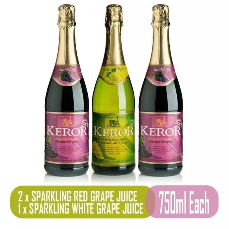 Keror Sparkling Juice (750ml each) Shopee Philippines