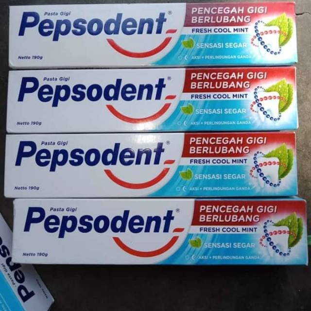 Pepsodent Fresh Cool Mint Toothpaste Cheapest 190gram Packaging 1kg = 6pcs Shopee Philippines