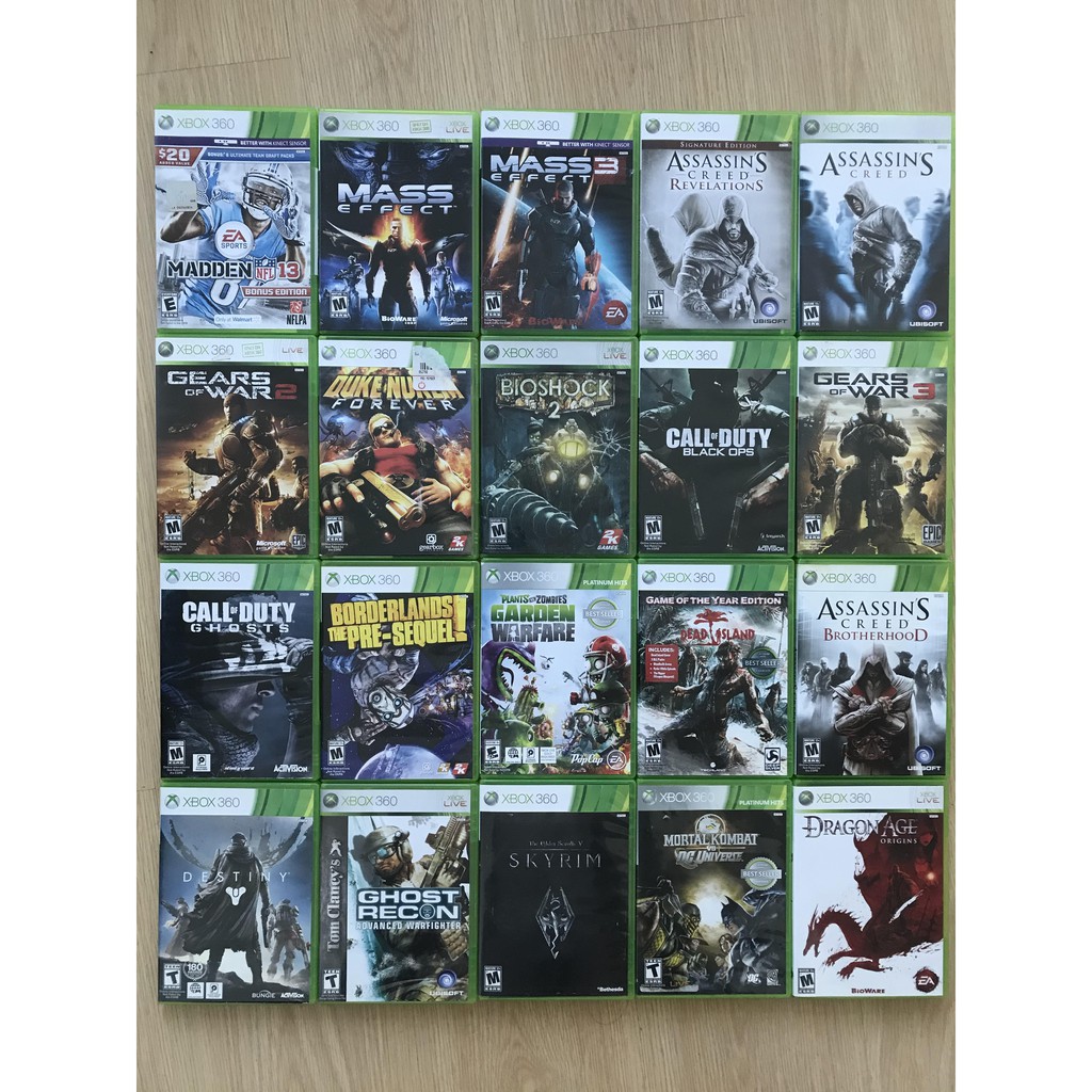buy xbox 360 games used