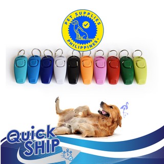 Hot Sale!Combo Dog Clicker & Whistle - Training,Pet Trainer Click Puppy With Guide #2