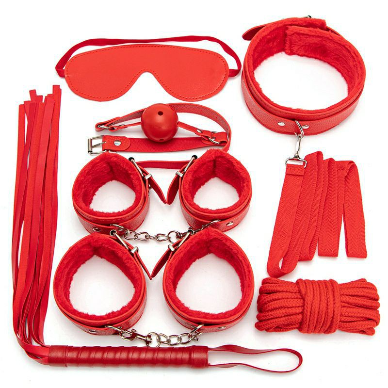 Bdsm Game Kit Suit Adult Handcuffs Ball Whip Kit Bondage Set Couple Sm Sex Toys Shopee Philippines 