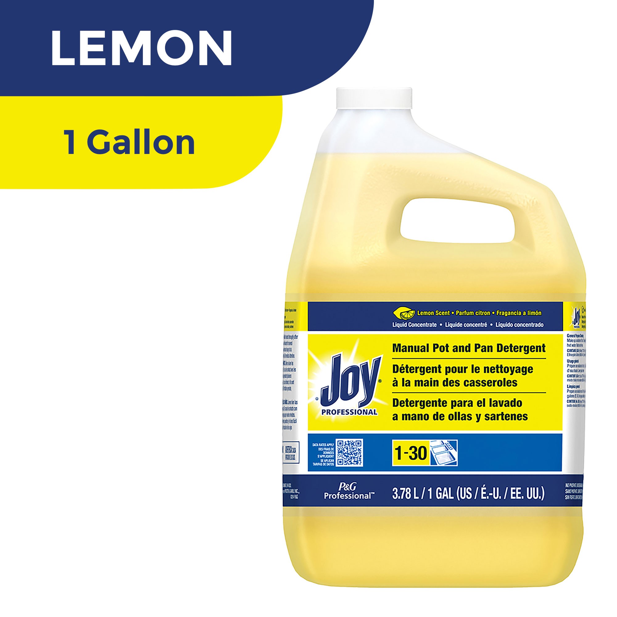 Joy Lemon Concentrate Dishwashing Liquid Gallon (1 Gallon/3.7L
