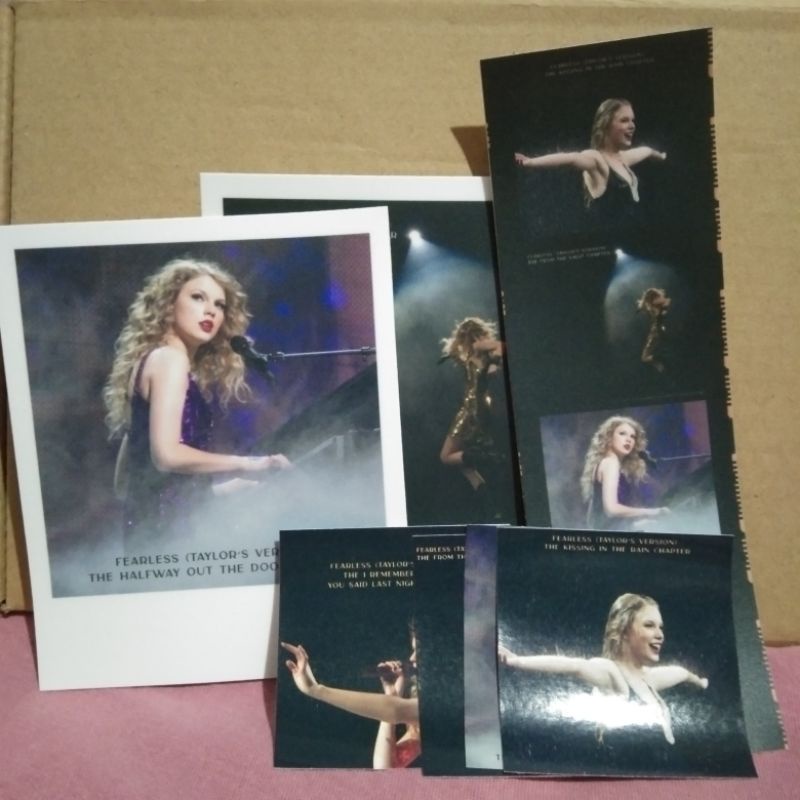 TAYLOR SWIFT | Fearless TV Chapter Stickers, Polaroid, and Filmstrip ...