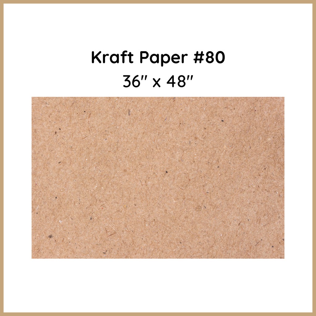 Kraft Paper 80 63gsm (36x48 inches) Brown Wrapping Paper Shopee