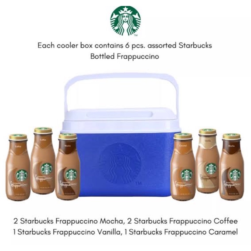 Starbucks Cooler with drinks Shopee Philippines