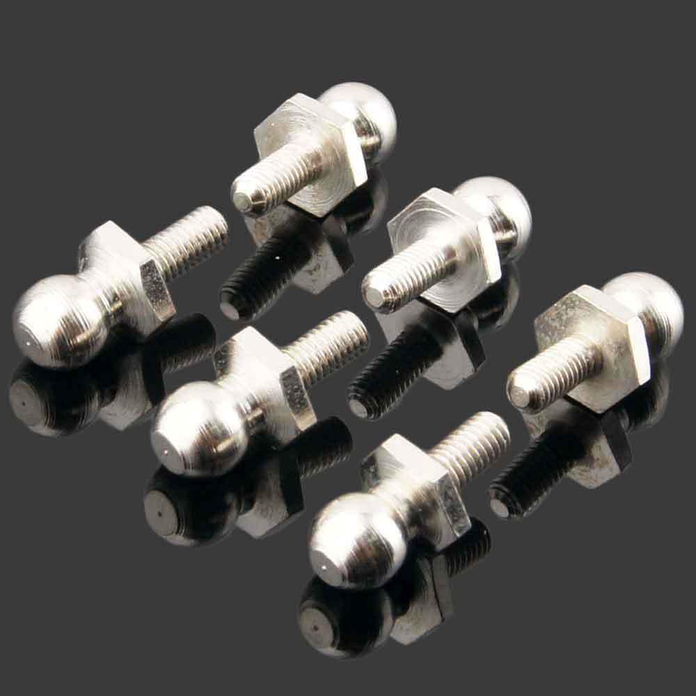 RC 02038 Metal Ball Head Screw 6Pcs Fit HSP 110 OnRoad Car Buggy
