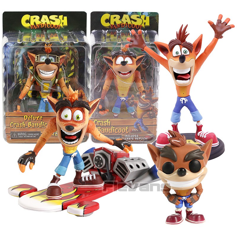 crash bandicoot action figure