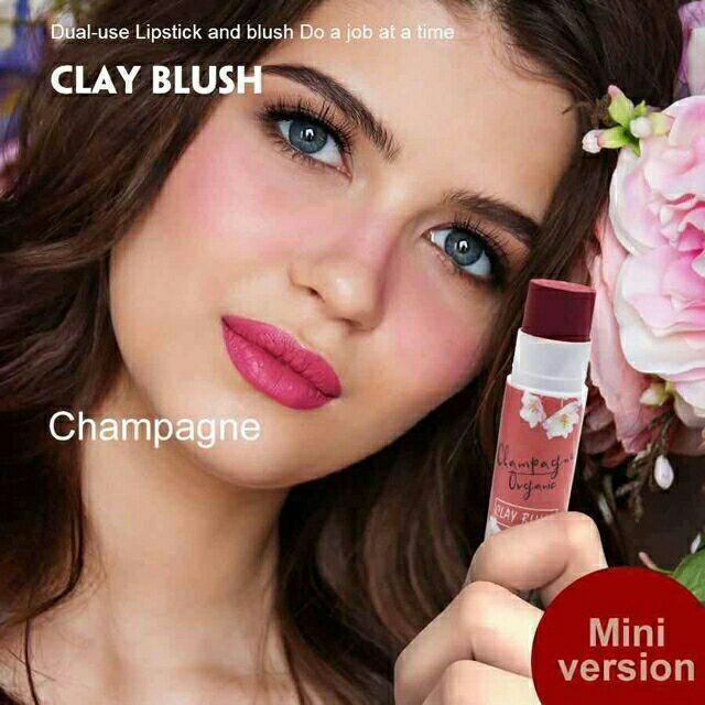 lipstick and blush
