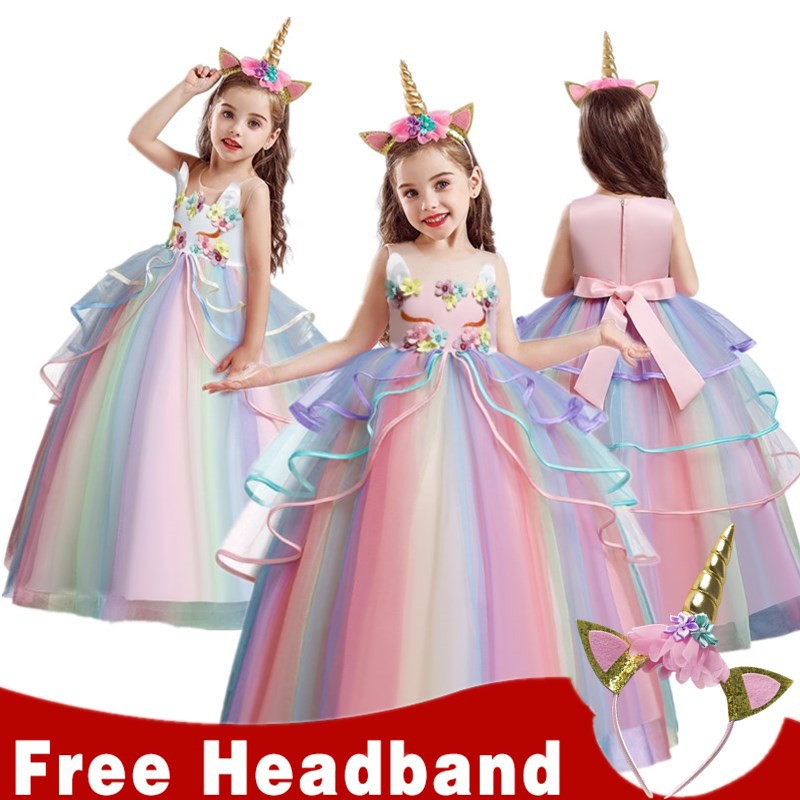 child unicorn dress