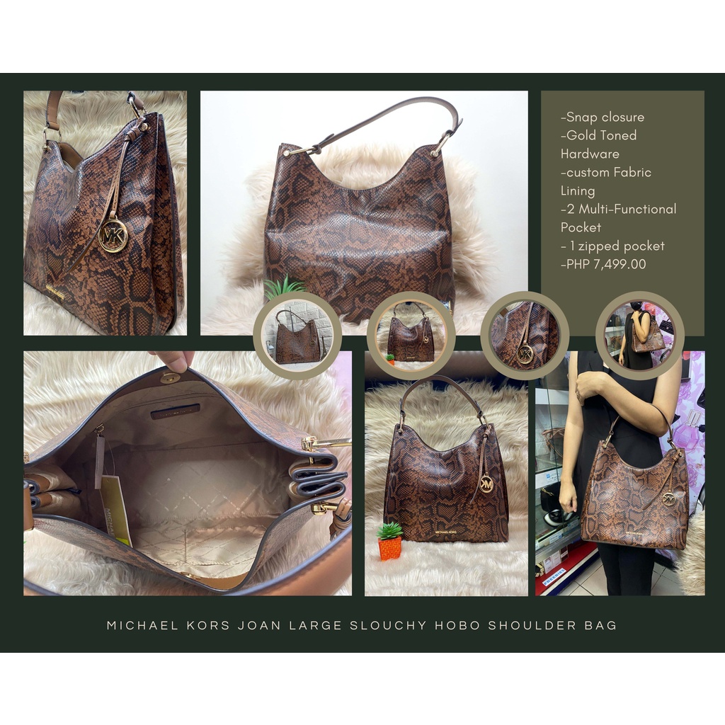 MK Joan Large Slouchy Hobo Shoulder Bag Shopee Philippines