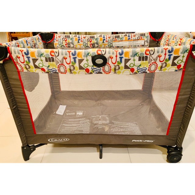 graco polka dot pack n play
