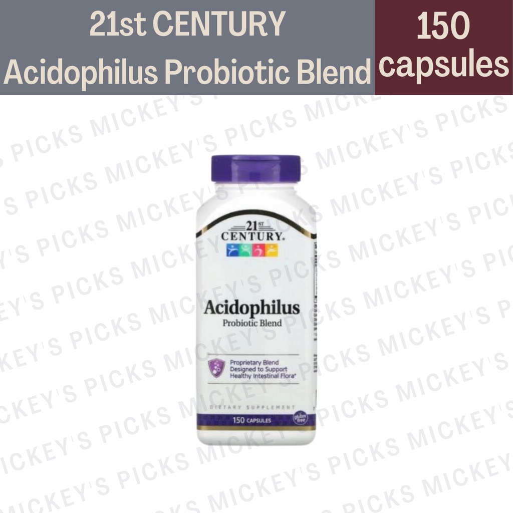 21st Century, Acidophilus Probiotic Blend, 100 or 150 Capsules Shopee