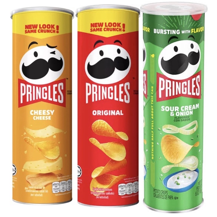PRINGLES New Look Same Crunch (Php 109 Individually) Snack tasty taste