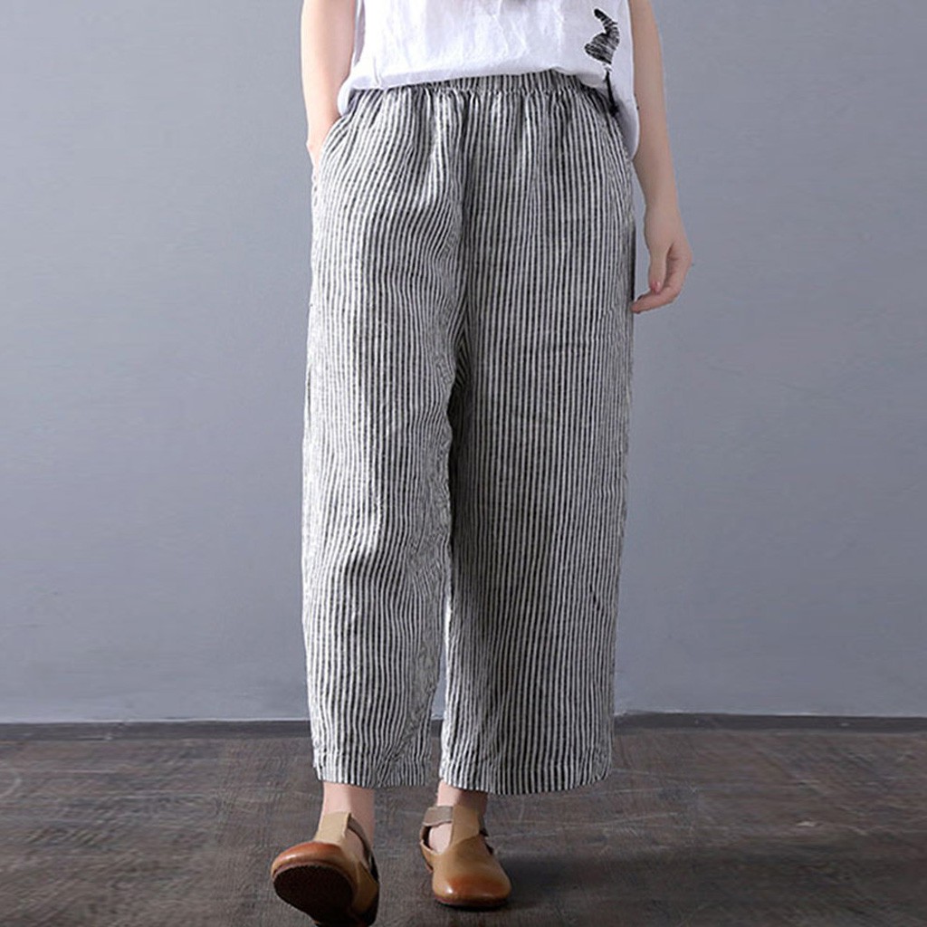 loose striped pants