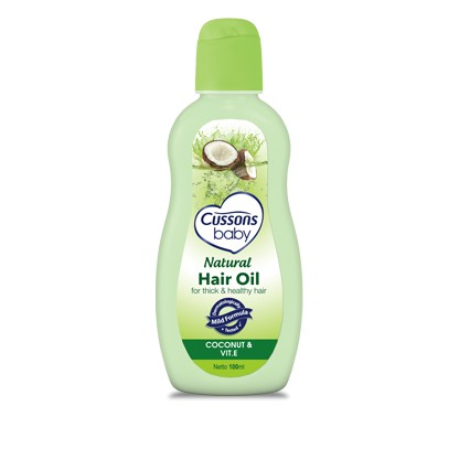 Cussons Baby Natural Hair Oil Coconut Vit E 100 Ml Shopee Philippines