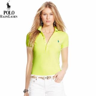 womens yellow ralph lauren polo shirt