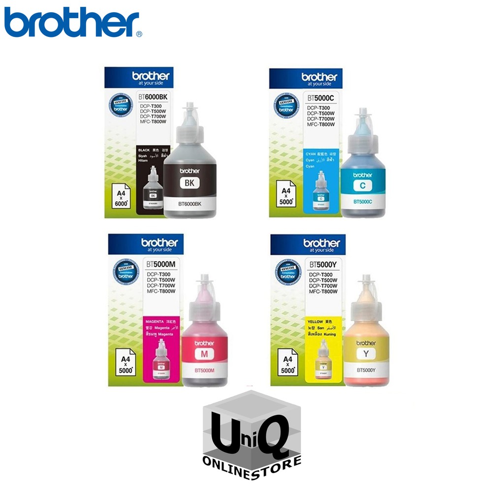 Brother Ink (Original) BT6000BK, BT5000C, BT5000M, BT5000Y ...