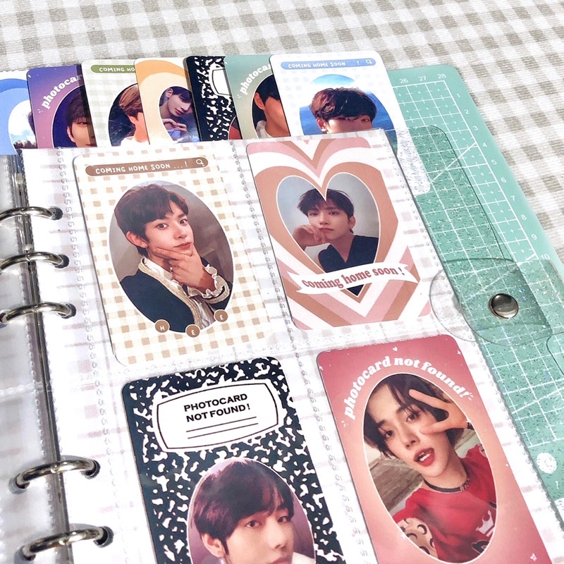 Customized Binder Pocket Photocard Filler Pack | Shopee Philippines
