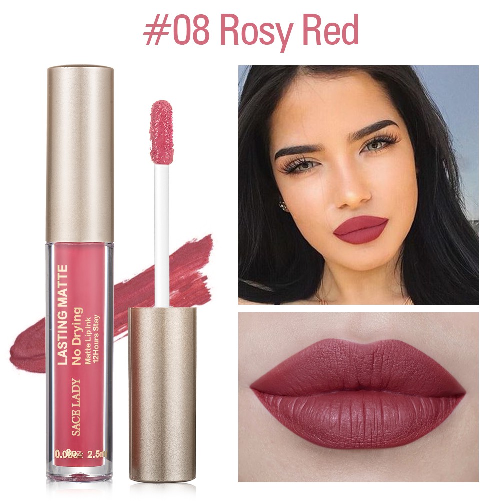 Sace Lady Long Lasting Lip Makeup 12 Hour Stay Water Proof Matte Liquid Lipstick Shopee Philippines sace lady long lasting lip makeup 12 hour stay water proof matte liquid lipstick