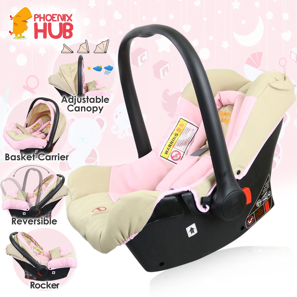 PhoenixHUb Baby Car Seat Basket Carrier Rocker Multi Functional beloved