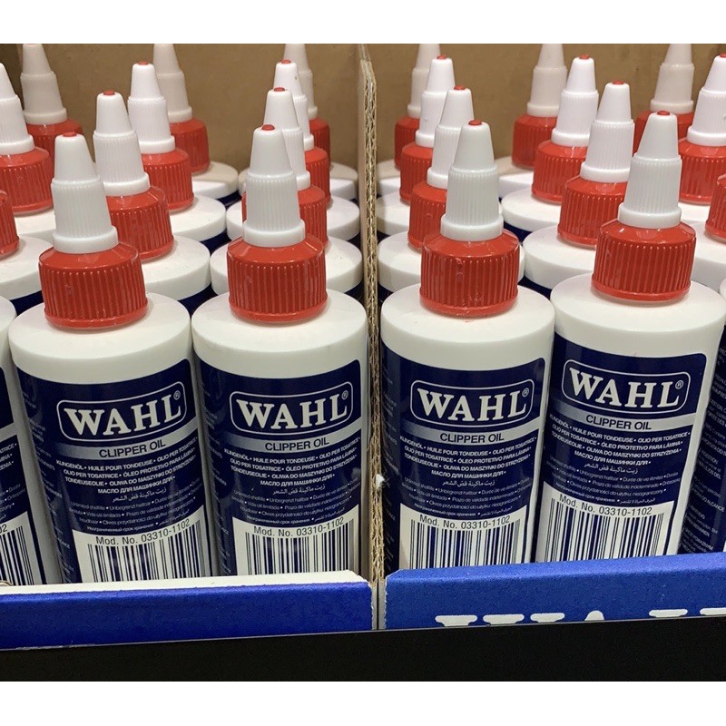 wahl oil blades before using