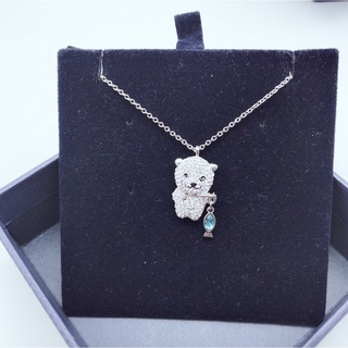 Autumn Winter New Style Cute Fun Polar Bear Necklace Female Jewelry 5488193