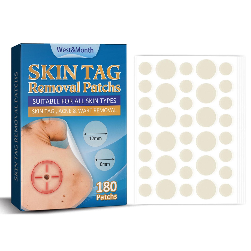 180pcs/box Warts Remover Patch Skin Tags Pimple Treatments Cream