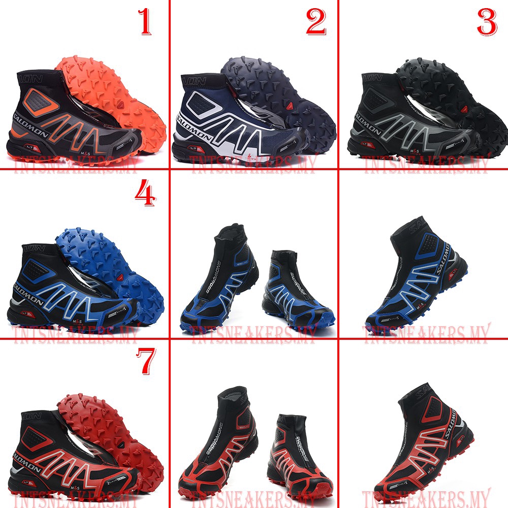 salomon high top shoes